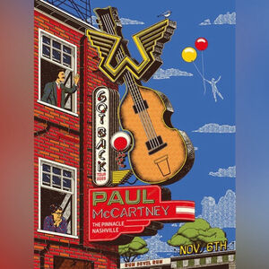 Paul McCartney Got Back 2025 Nashville Event Poster Original | Mint Condition